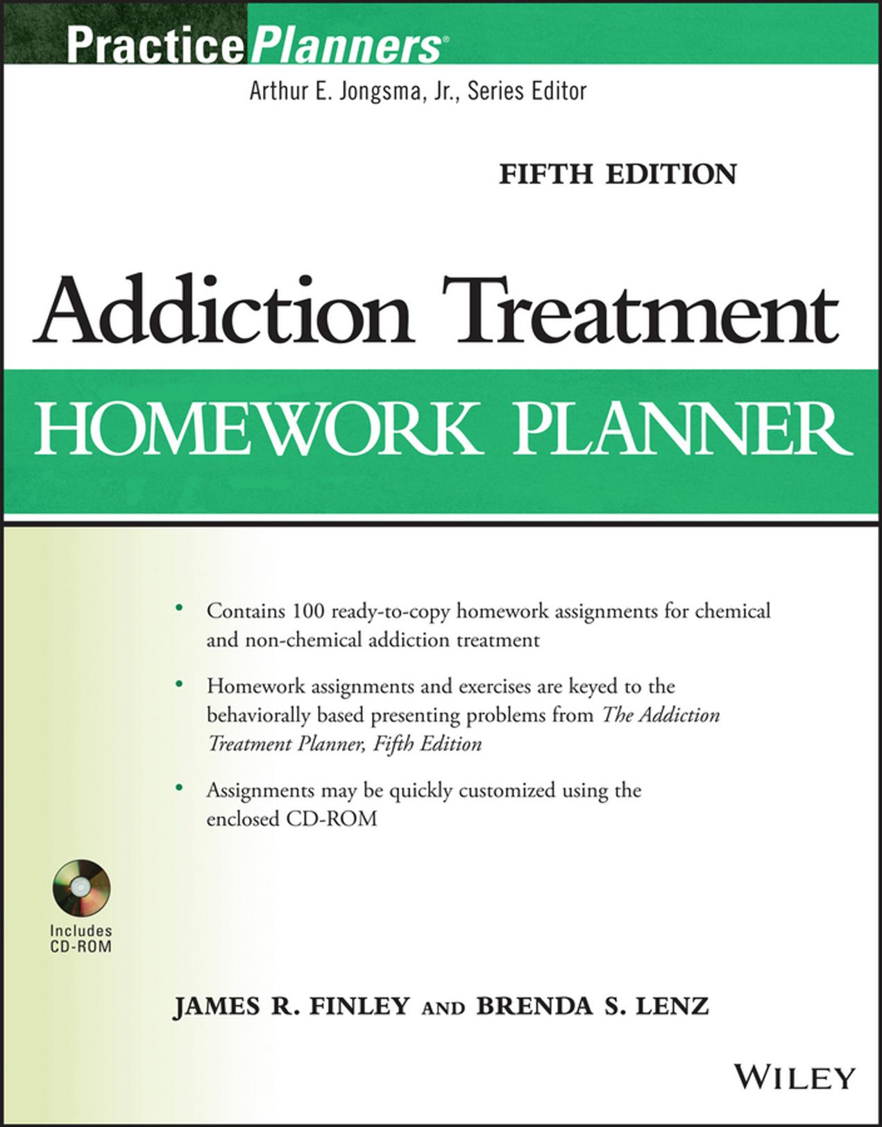 Addiction Treatment Homework Planner