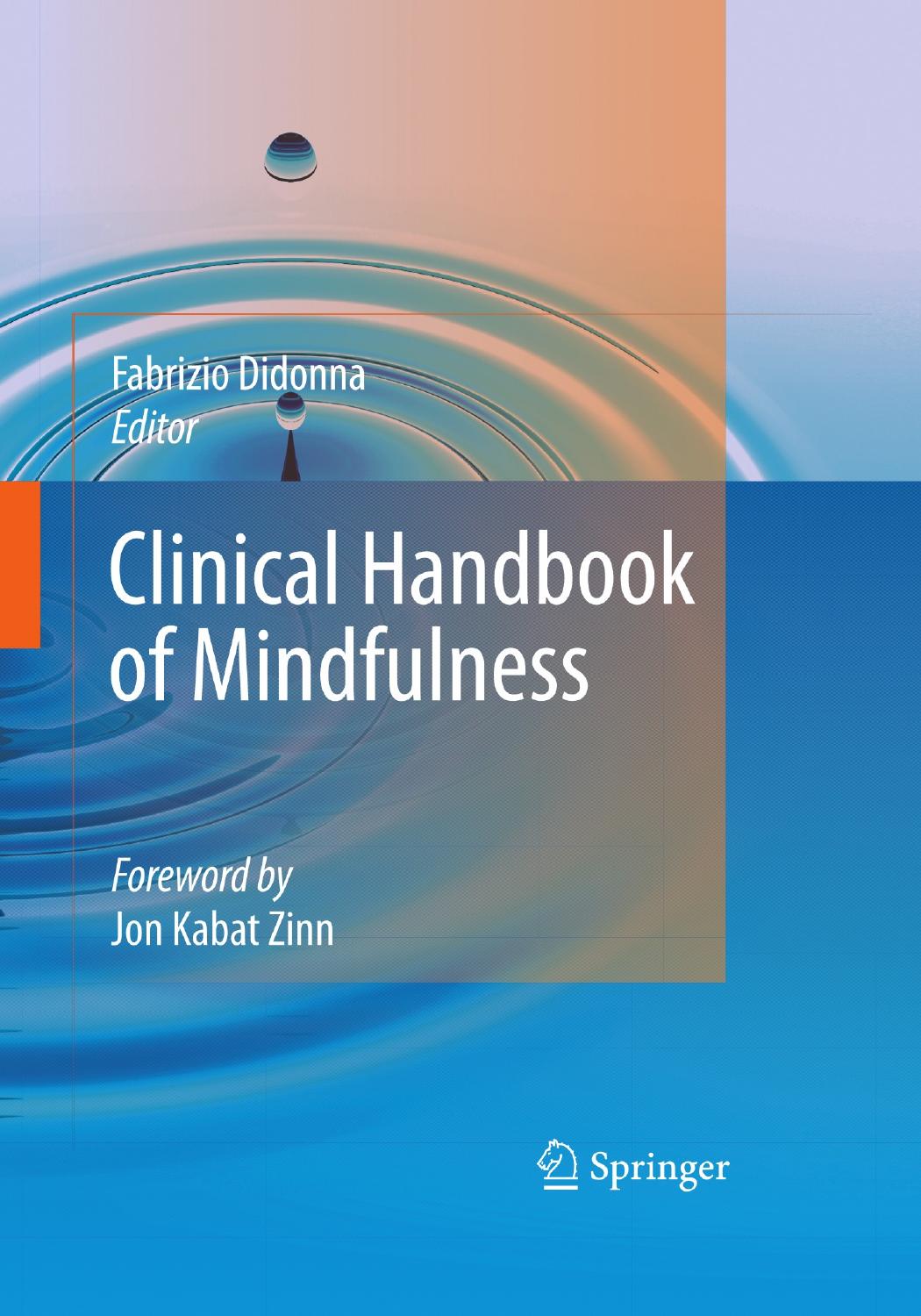 Clinical Handbook of Mindfulness