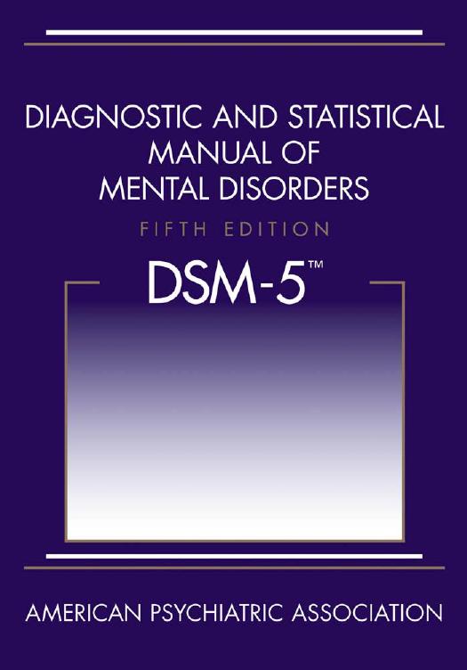 Diagnostic and Statistical Manual of Mental Disorders DSM-5