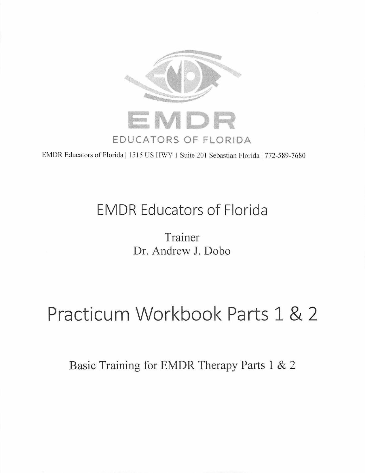 EMDR Practicum Workbook Parts 1 & 2