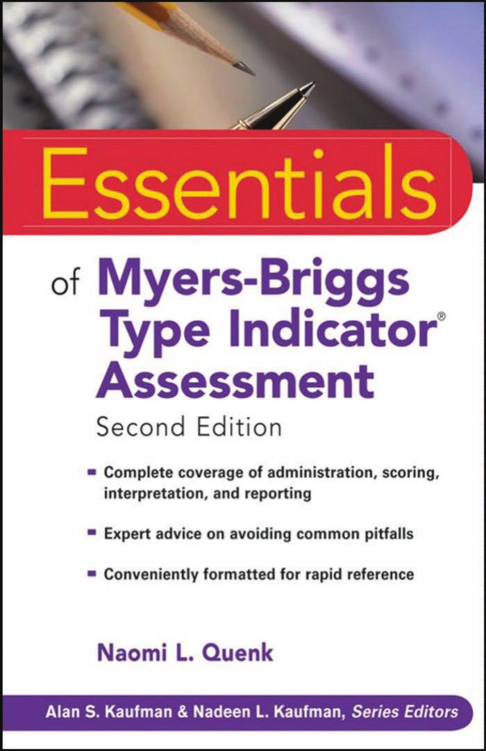 Essentials of Myers-Briggs Type Indicator Assessment