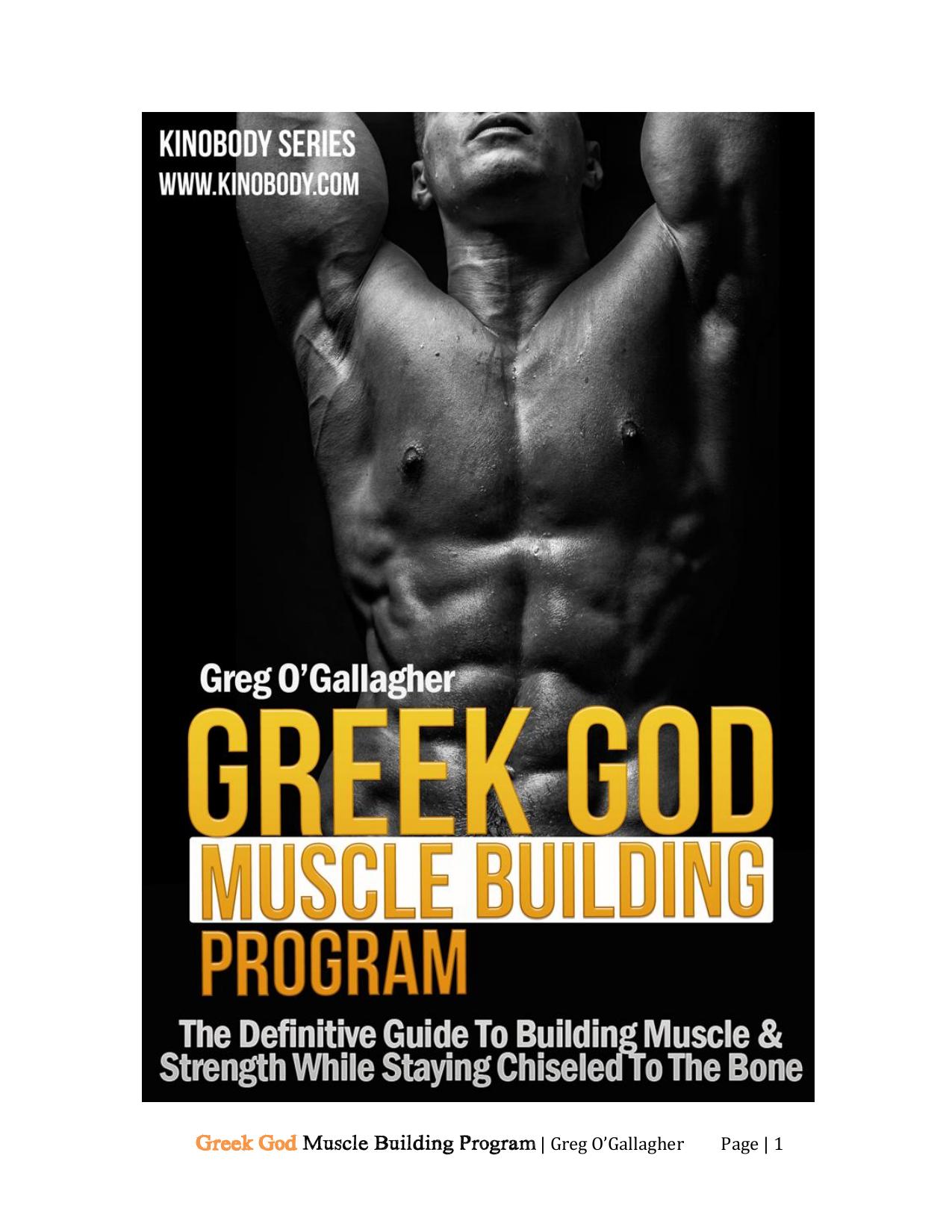 Greek God Muscle Building Program