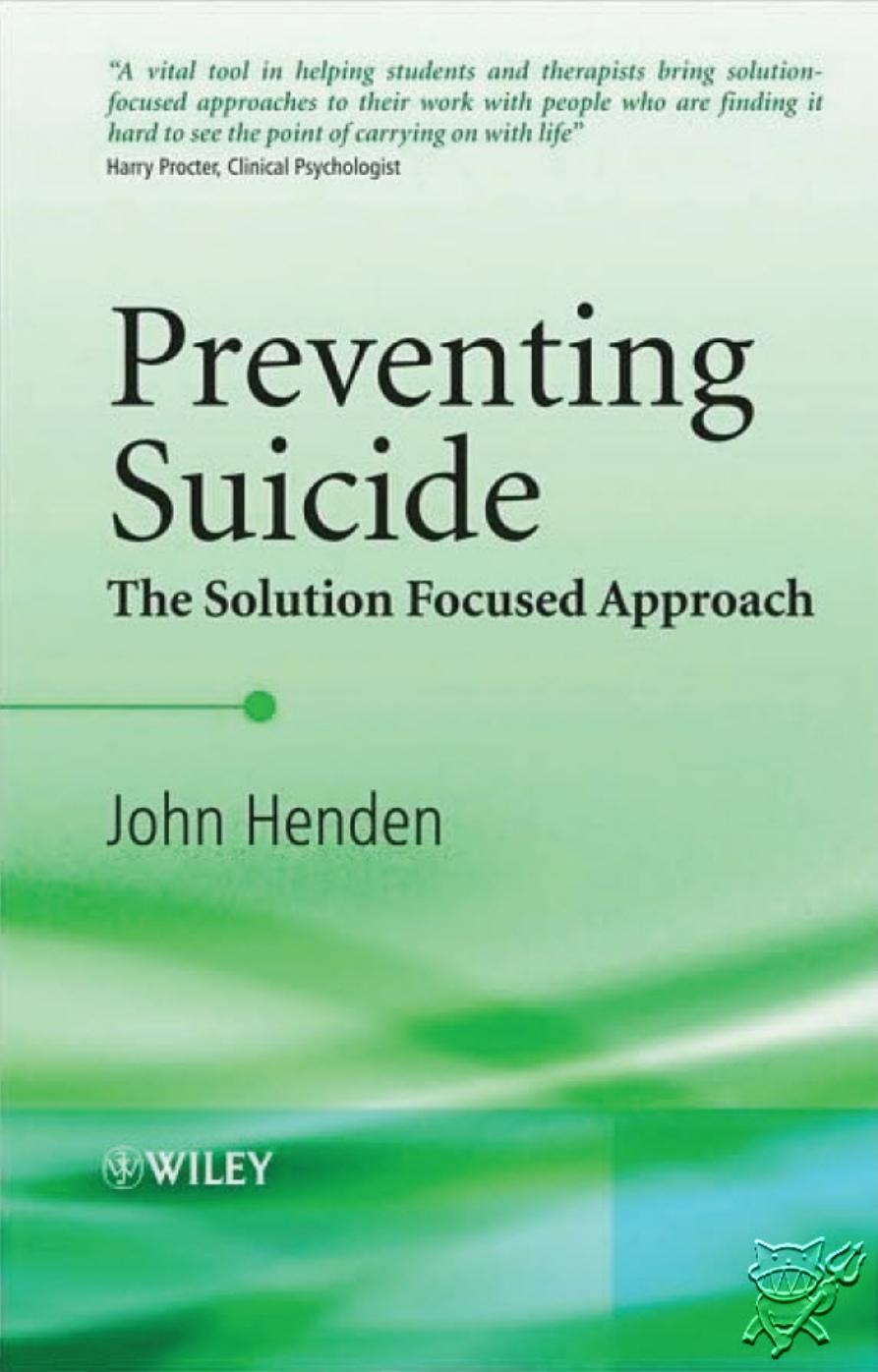 Preventing Suicide