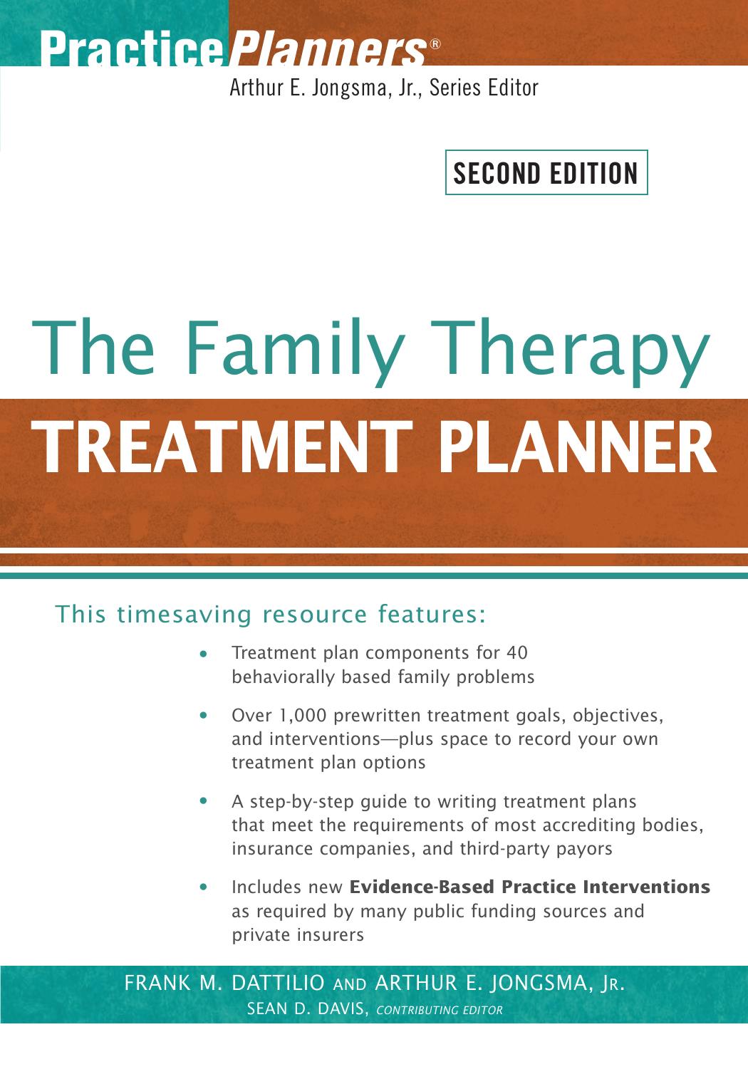 The Family Therapy Treatment Planner